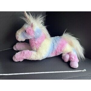 Douglas Anita Rainbow Unicorn Plush Stuffed Animal, 19.5"
